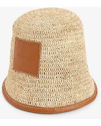 Jacquemus - Le Bob Soli Brand-patch Raffia Bucket Hat - Lyst