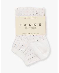 FALKE - Multi-Spot Ankle-Rise Stretch-Cotton Blend Socks - Lyst