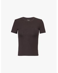 WE Are Tala - 365 Sculpt Short-Sleeve Stretch-Jersey Top - Lyst