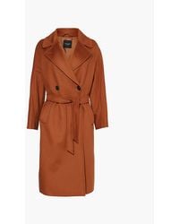 Weekend by Maxmara - Resina Double-Breasted Relaxed-Fit Wool Coat - Lyst