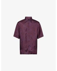 Dries Van Noten - Cassidye Floral-Print Satin Shirt - Lyst