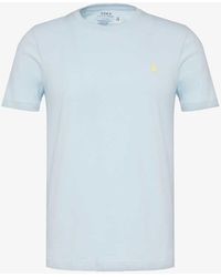 Polo Ralph Lauren - Brand-embroidered Short-sleeve Cotton-jersey T-shirt X - Lyst