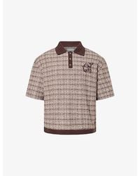 Only the Blind - Como Logo-Embroidered Knitted Polo Shirt - Lyst