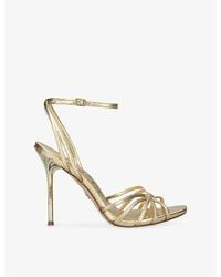 Sam Edelman - Lili Leather Heeled Sandals - Lyst