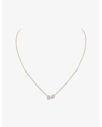 Messika - My Twin 18Ct And 0.30Ct Diamond Necklace - Lyst