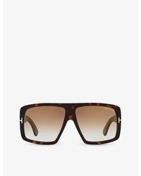Tom Ford - Tr001642 Raven Square-frame Acetate Sunglasses - Lyst