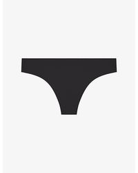 Simone Perele - Uniq Mid-Rise Microfibre Thong - Lyst