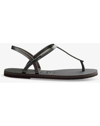 Havaianas - You Paraty Logo-embossed Rubber Sandals - Lyst