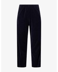 Austin Post - Sunset Velour Cotton Jogging Bottoms - Lyst