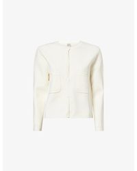 TOTEME - Classic Compact Knit Cardigan - Lyst