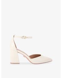 Carvela Kurt Geiger - Refined Wide-Fit Heeled Faux-Leather Courts - Lyst