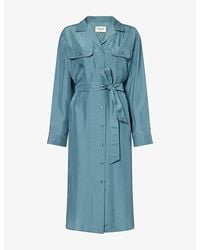 Weekend by Maxmara - Edile Silk Midi Shirt Dress - Lyst
