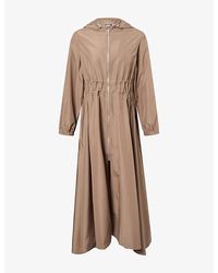 Kayanee - City Cinched-Waist Soft-Shell Coat - Lyst