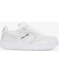 Naked Wolfe - Ambition Brand-patch Low-top Leather Trainers - Lyst