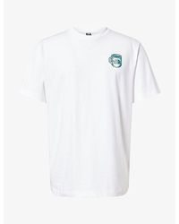 The North Face - Basecamp Barista Graphic-Print Cotton T-Shirt - Lyst