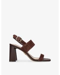 Steve Madden - Wendie 880 Suede Heeled Sandals - Lyst