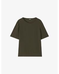 JOSEPH - Rubin Short-Sleeved Silk Top - Lyst