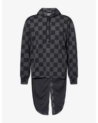 Comme des Garçons - Long Check Woven Hoody - Lyst