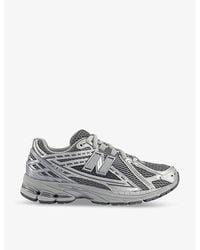 New Balance - 1906 Brand-Patch Leather And Mesh Low-Top Trainers - Lyst