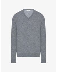 The Row - Nian V-Neck Cashmere Jumper - Lyst