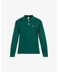 Lacoste - Le Fleur* X Brand-appliqué Regular-fit Wool Knitted Polo Shirt X - Lyst