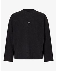 247 BY Represent - 247 Trail Embroidered-Logo Cotton-Blend Top - Lyst