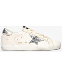 Golden Goose - Superstar 80185 Logo-print Leather Low-top Trainers - Lyst