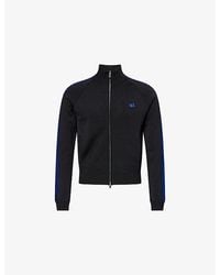 Wales Bonner - Crochet-Stripe Zip-Up Knitted Track Top - Lyst