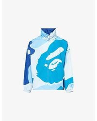 A Bathing Ape - Abc Camo Windbreaker Nylon Jacket - Lyst