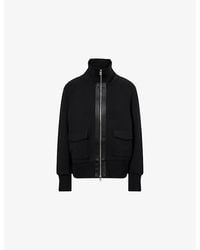 Varley - Roxbury Sateen-Trimmed Stretch-Woven Jacket - Lyst
