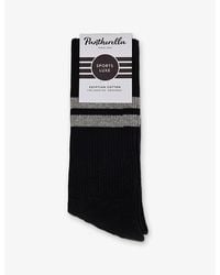 Pantherella - Spirit Socks Sports-Lux Cotton-Blend Crew Socks - Lyst