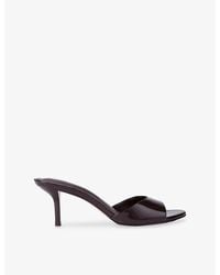 Steve Madden - Kendrix Leather Heeled Mules - Lyst