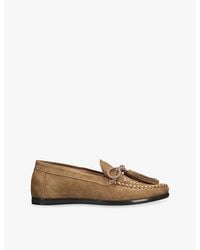 Steve Madden - Yaira Tassel Suede Loafers - Lyst