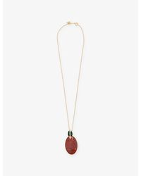 Zimmermann - Plume-Plated Brass Pendant Necklace - Lyst