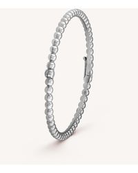 Van Cleef & Arpels Women's White Gold Perlée Perles D'or Medium Bracelet - Metallic