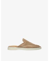 Aurélien - Yacht Suede Slippers - Lyst