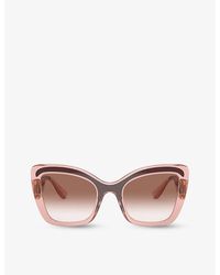 Dolce & Gabbana - Dg6170 Butterfly-frame Nylon Sunglasses - Lyst