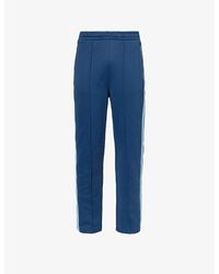 PS by Paul Smith - Striped-panel Brand-embroidered Cotton-blend Trousers X - Lyst