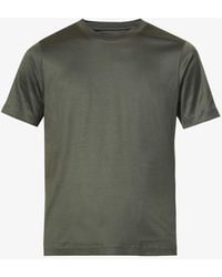 Eton Slim-fit Cotton-jersey T-shirt - Green