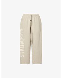 Fear Of God - Classic Fleece Logo-Print Cotton-Blend Jogging Bottoms - Lyst
