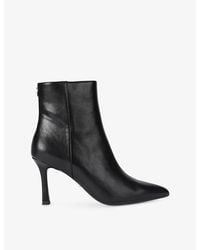 Carvela Kurt Geiger - Corletta Heeled Faux-Leather Ankle Boots - Lyst