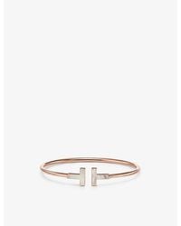 Tiffany & Co. - Tiffany T 18Ct Rose- And Mother-Of-Pearl Bracelet - Lyst