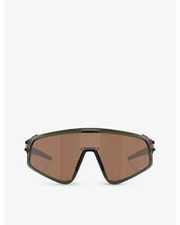 Oakley - Oo9404 Latch Shield-frame Acetate Sunglasses - Lyst