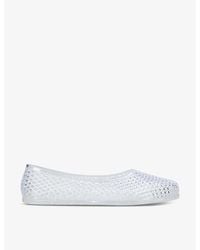 Ancient Greek Sandals - Iro Mesh-Textured Pvc Flats - Lyst