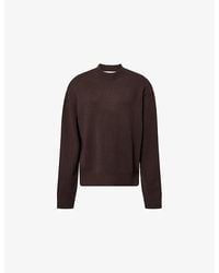 Frankie Shop - Rafaela Padded-Shoulders Wool And Cashmere Jumper - Lyst