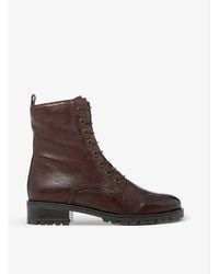 Dune - Prestone Lace-up Leather Boots - Lyst