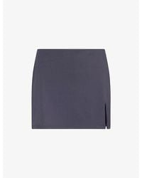 WE Are Tala - Skinluxe Contrast Piping Stretch-Woven Mini Skort - Lyst