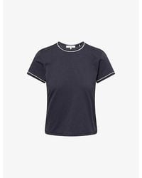 FRAME - F The Ringer Baby Tee - Lyst
