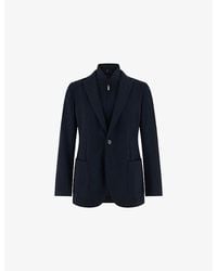 BOGGI - Regular-Fit Wool-Blend Sweatshirt Jacket - Lyst