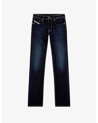 DIESEL - 1985 Larkee Faded-Wash Straight-Leg Stretch-Denim Jeans - Lyst